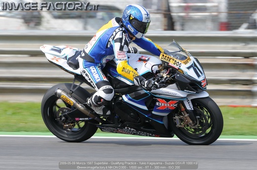 2009-05-09 Monza 1587 Superbike - Qualifyng Practice - Yukio Kagayama - Suzuki GSX-R 1000 K9